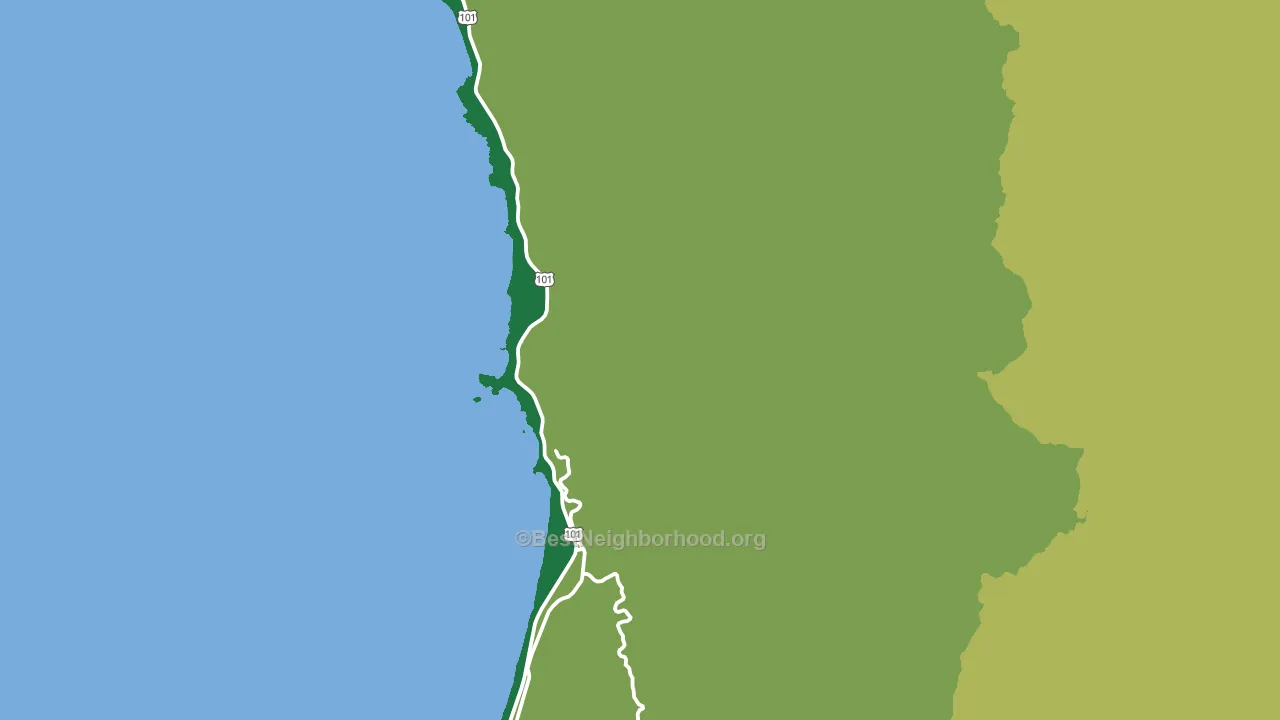 Wedderburn, OR block-group voter-turnout map