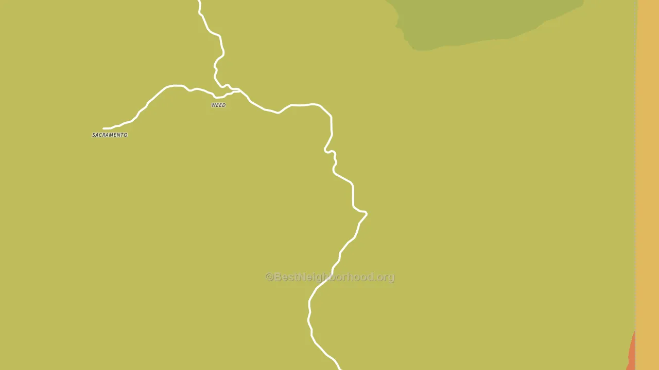 Weed, NM block-group voter-turnout map