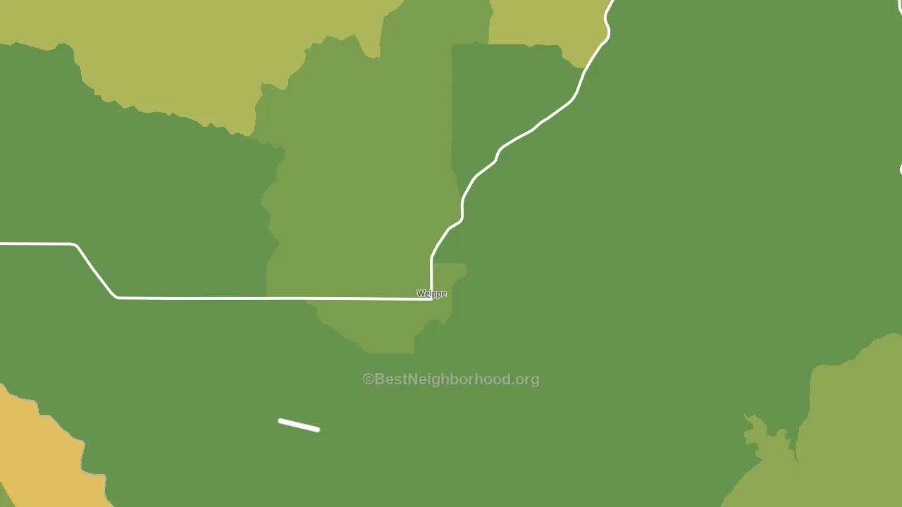Weippe, ID block-group voter-turnout map