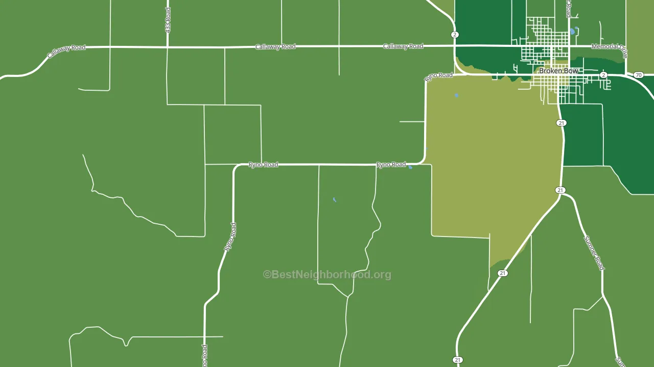 Weissert, NE block-group voter-turnout map