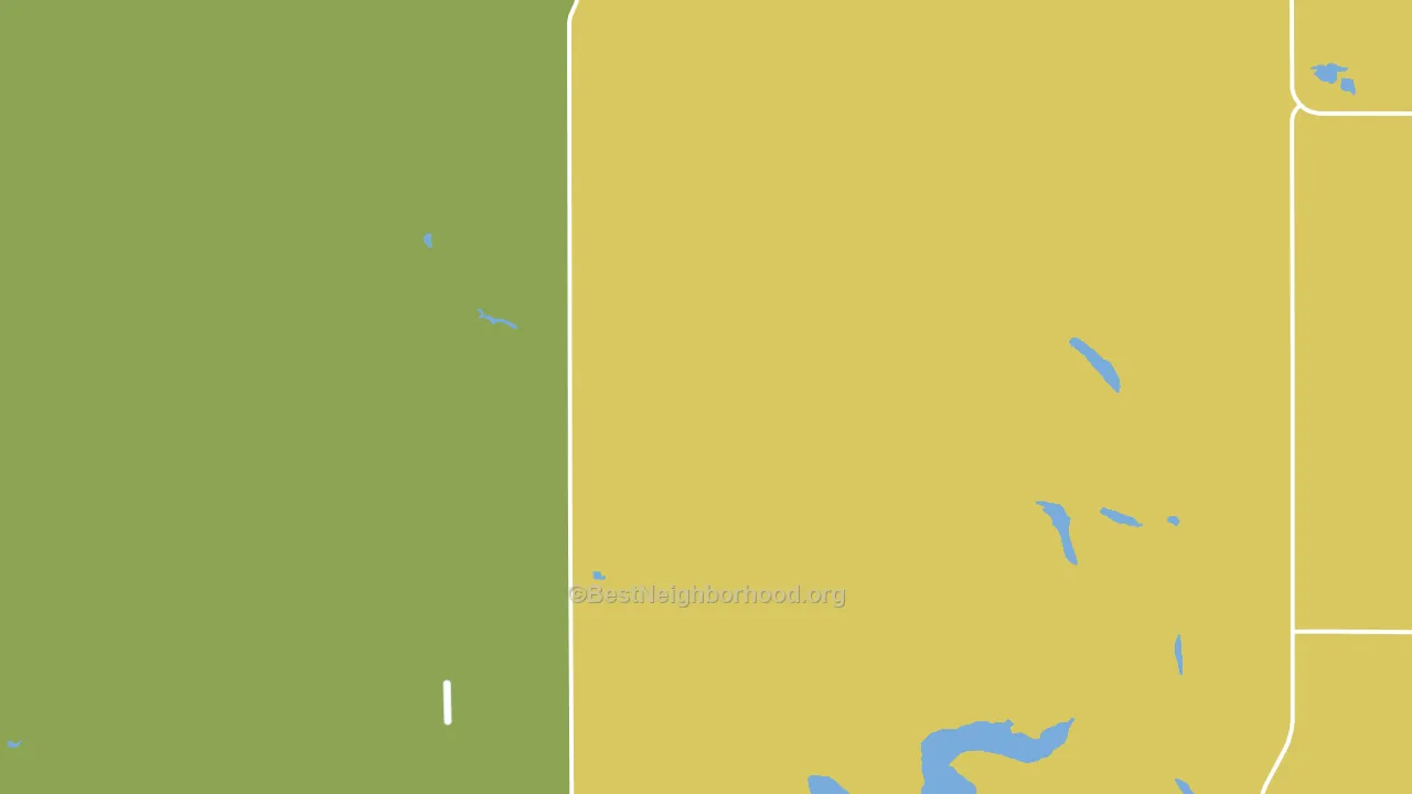 Werner, ND block-group voter-turnout map