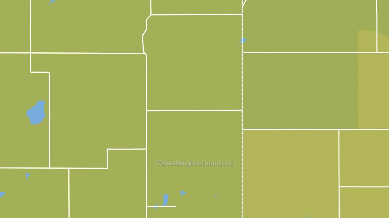 Wessington, SD block-group voter-turnout map
