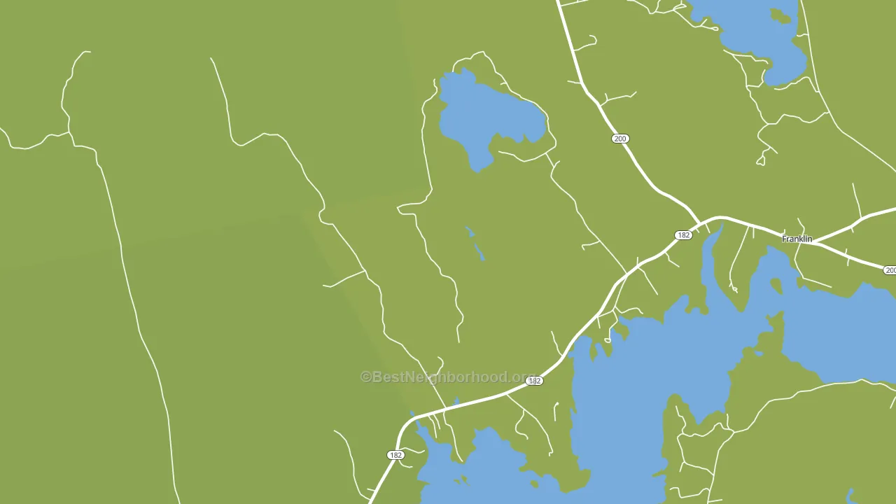 West Franklin, ME block-group voter-turnout map