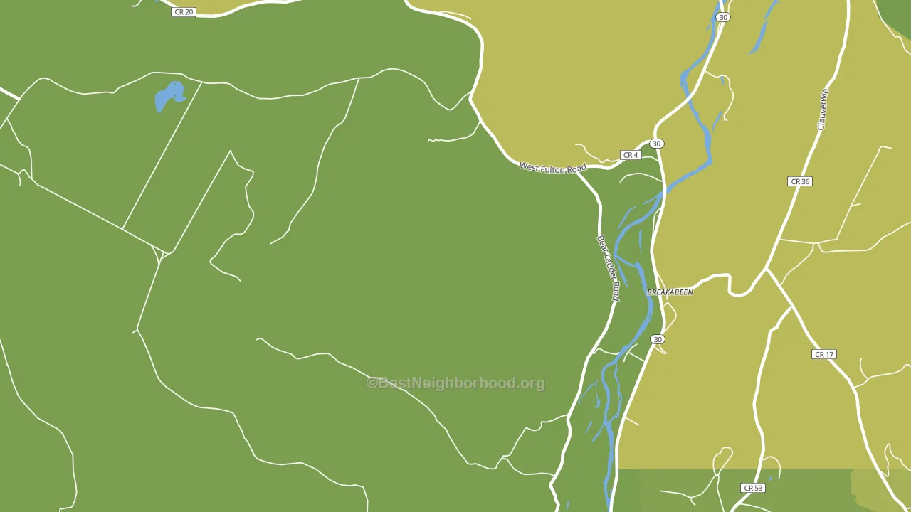 West Fulton, NY block-group voter-turnout map