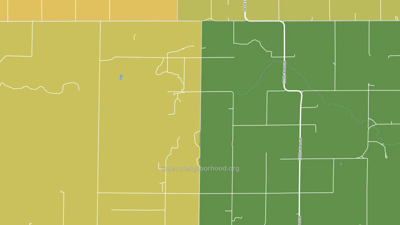 West Hamilton, KS block-group voter-turnout map