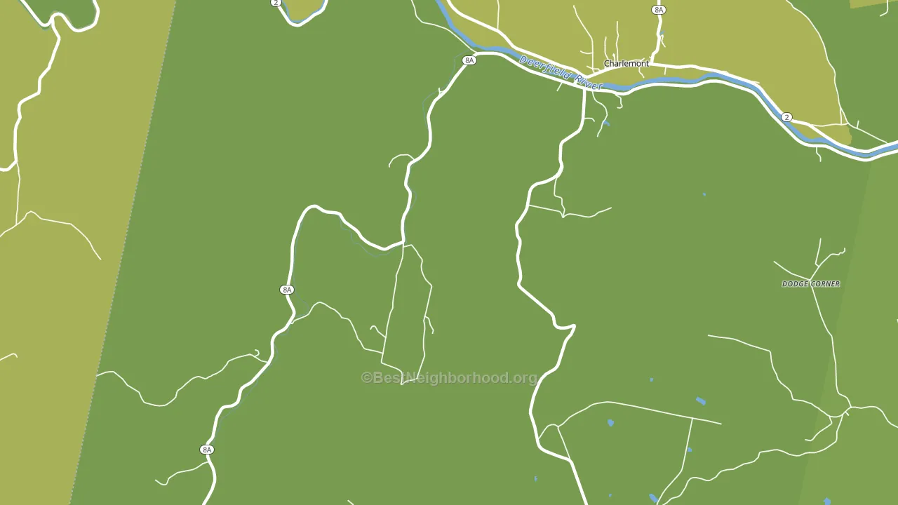 West Hawley, MA block-group voter-turnout map