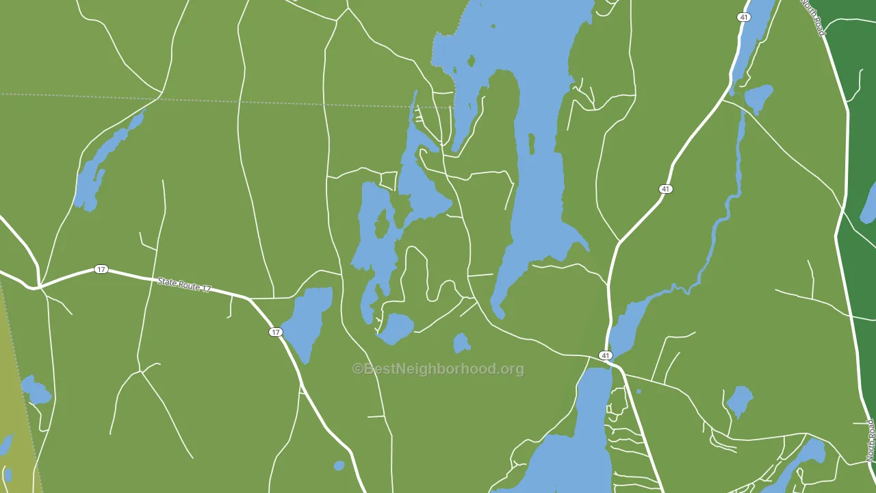 West Mount Vernon, ME block-group voter-turnout map