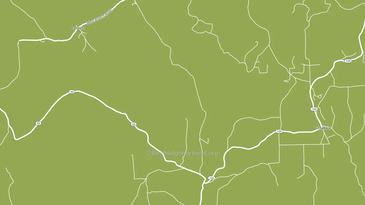 West Pike, PA block-group voter-turnout map