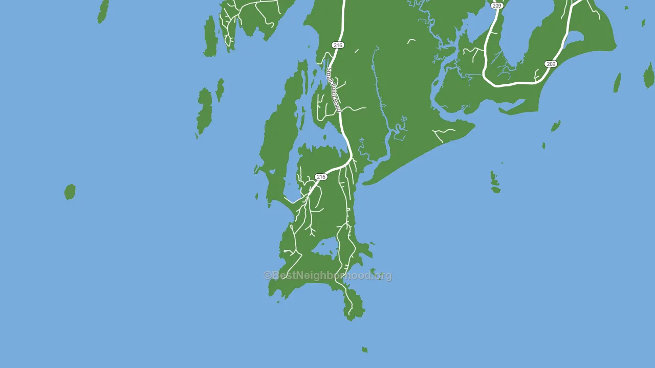 West Point, ME block-group voter-turnout map