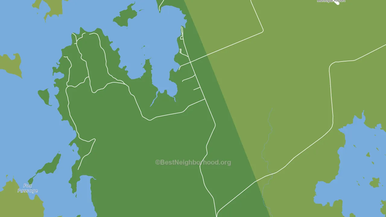 West Princeton, ME block-group voter-turnout map