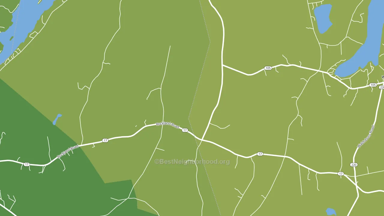 West Washington, ME block-group voter-turnout map