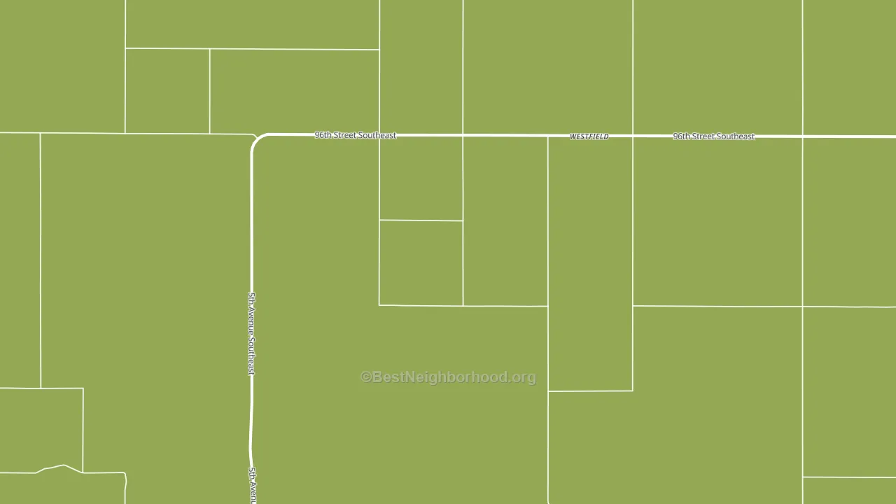Westfield, ND block-group voter-turnout map