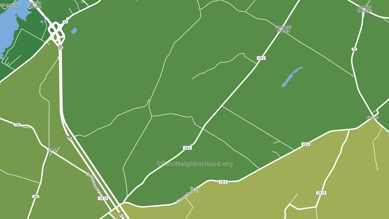 Westminster Park, NY block-group voter-turnout map