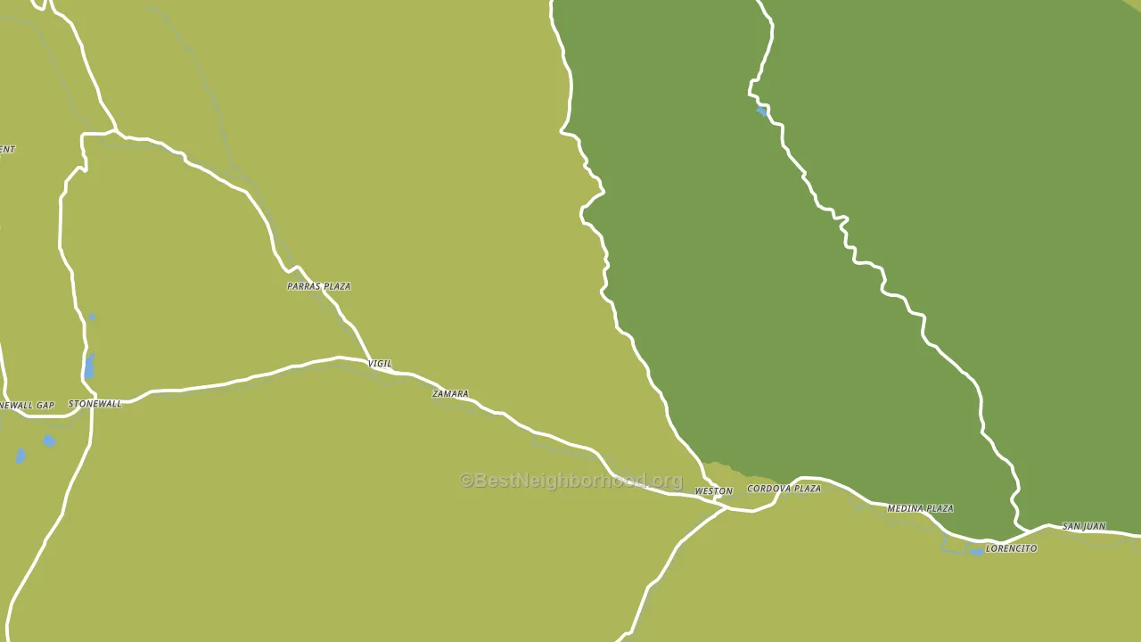 Weston, CO block-group voter-turnout map