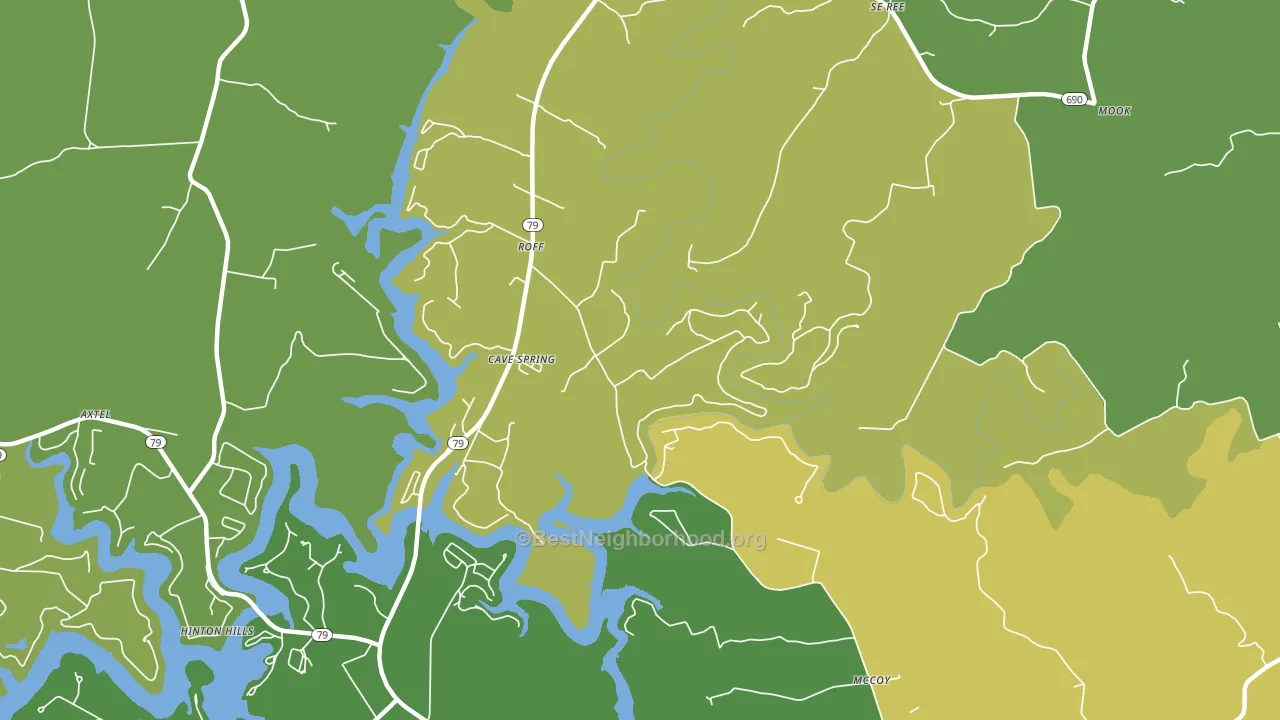 Westview, KY block-group voter-turnout map
