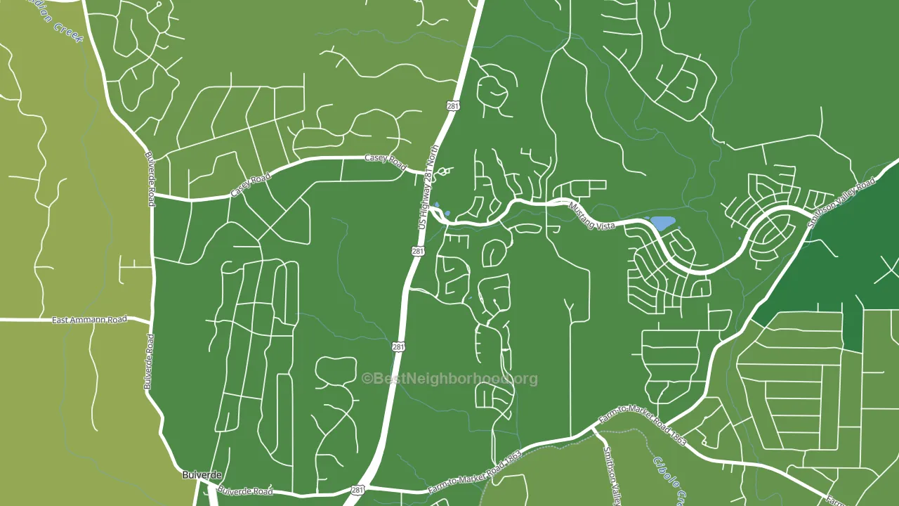 Wetmore, TX block-group voter-turnout map