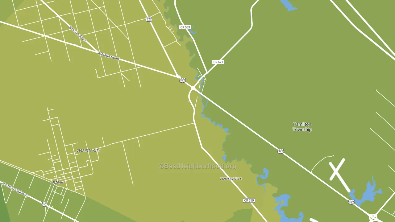 Weymouth, NJ block-group voter-turnout map