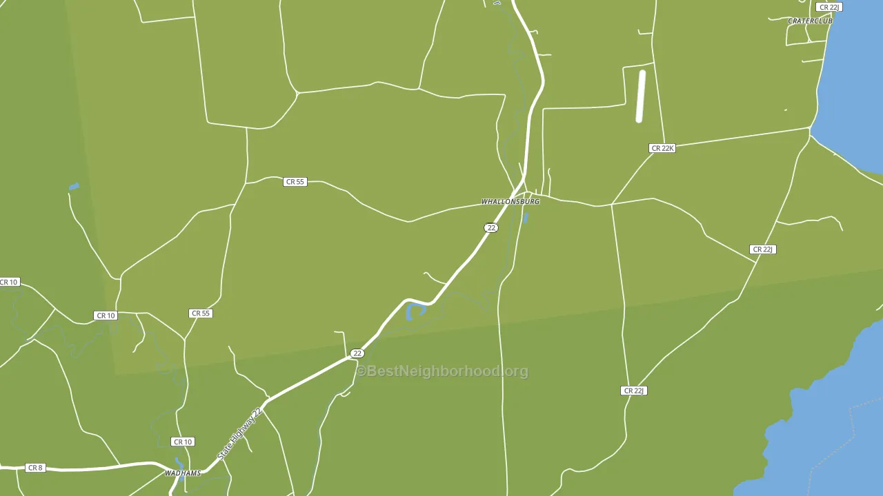 Whallonsburg, NY block-group voter-turnout map
