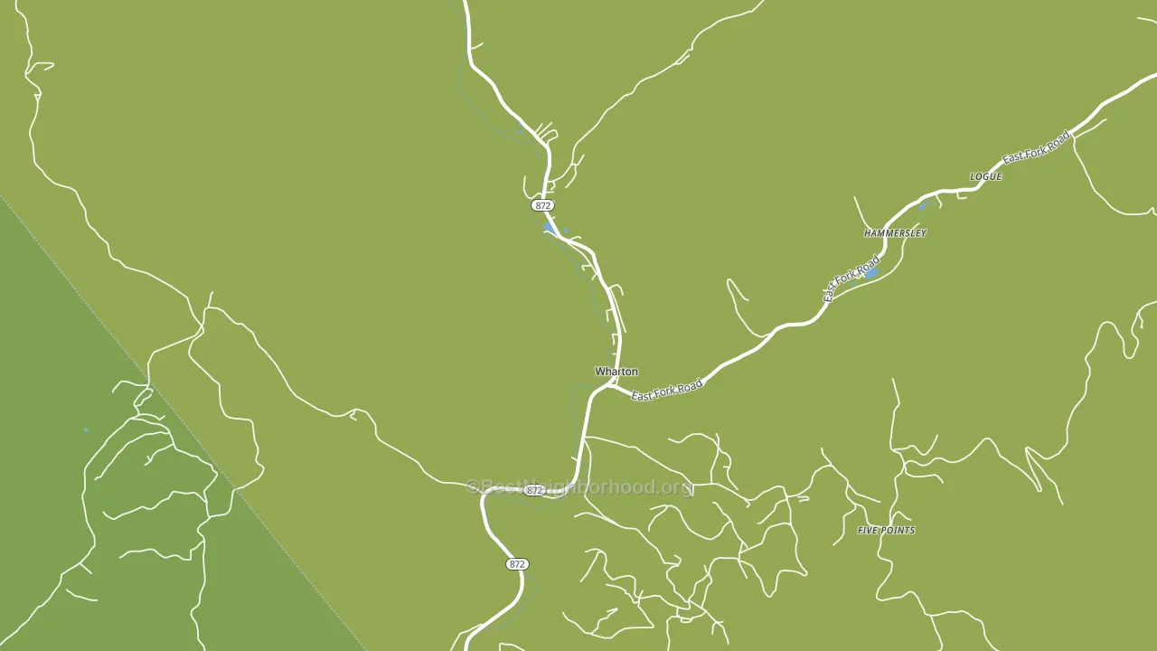 Wharton, PA block-group voter-turnout map