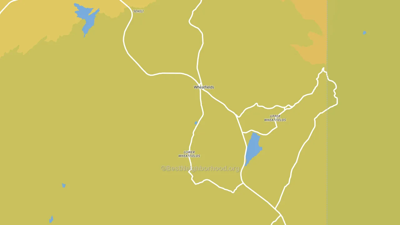 Wheatfields, AZ block-group voter-turnout map