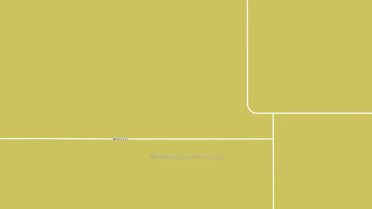 Wheeless, OK block-group voter-turnout map