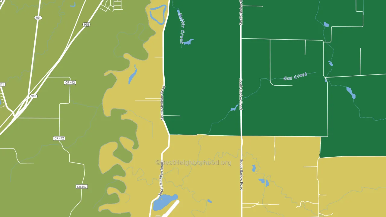 Whiskey Hill, OR block-group voter-turnout map