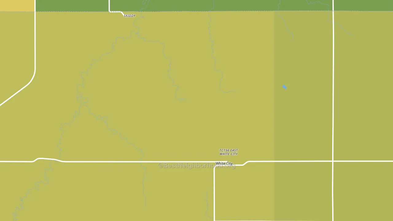 White City, KS block-group voter-turnout map
