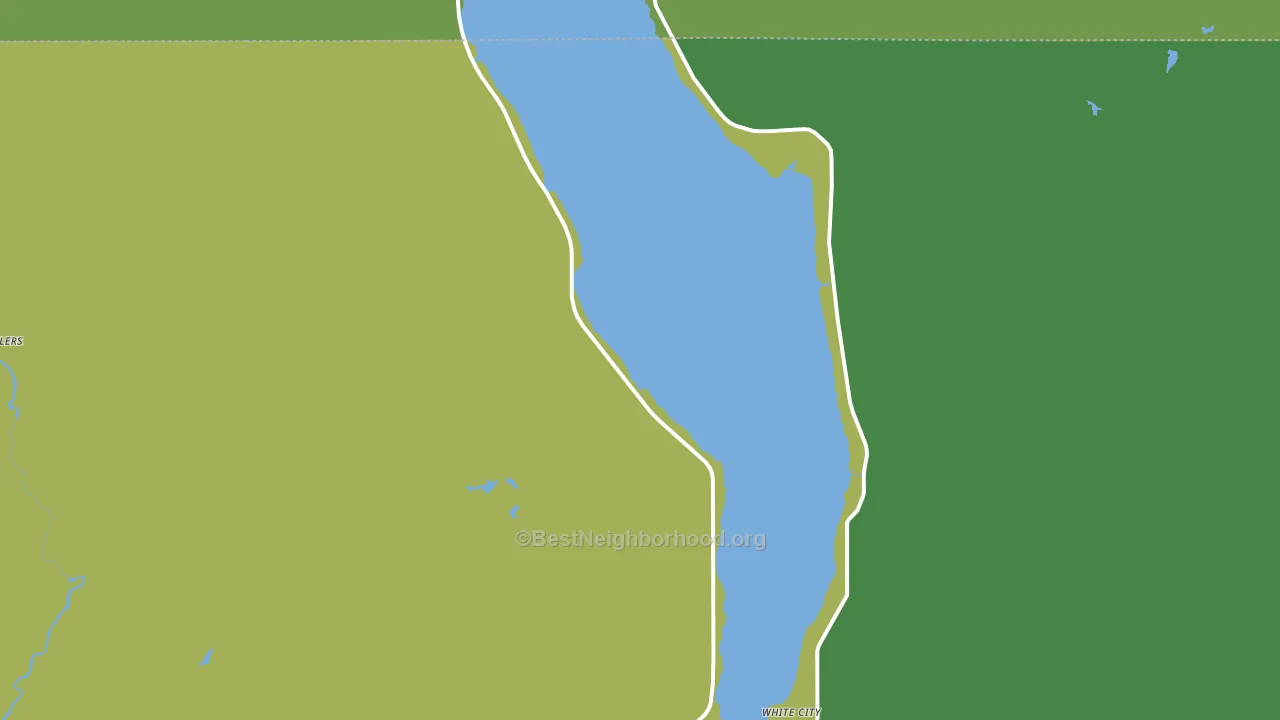 White City, MI block-group voter-turnout map