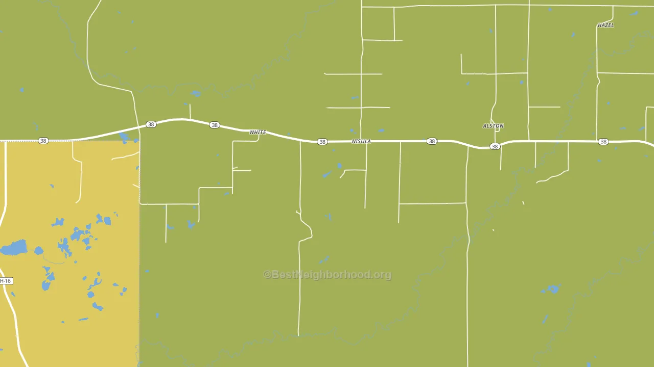 White, MI block-group voter-turnout map