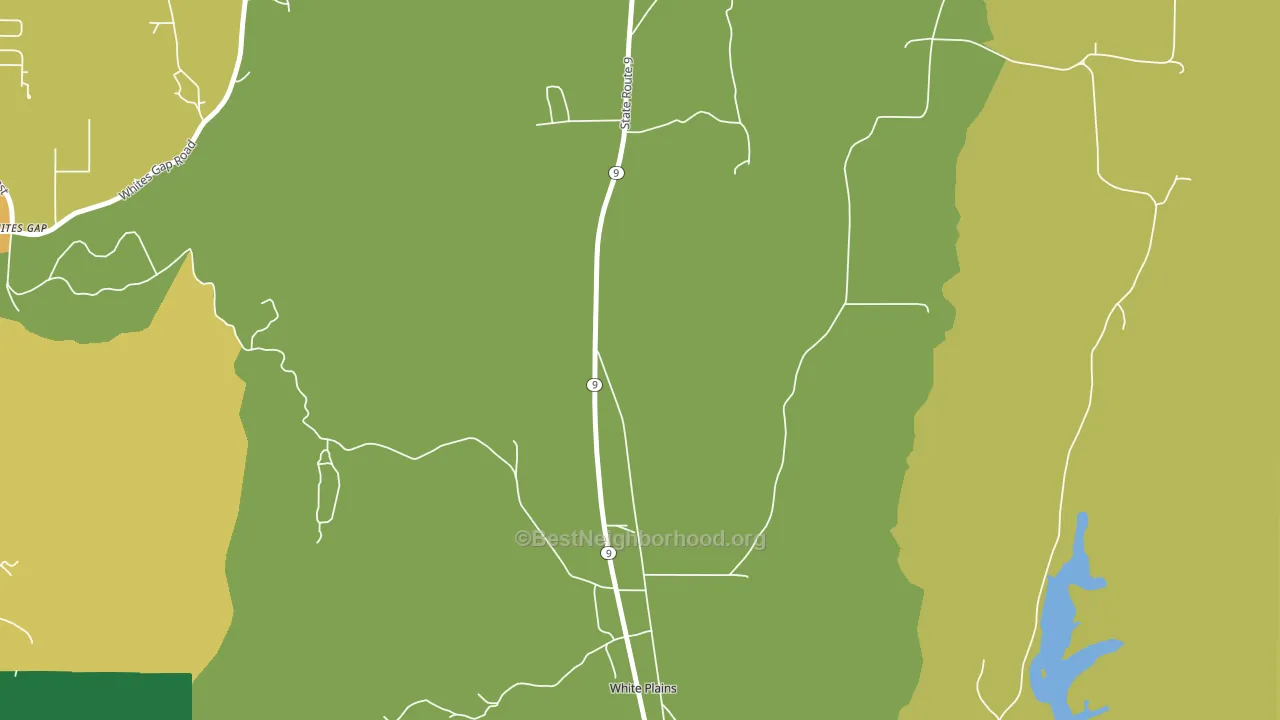 White Plains, AL block-group voter-turnout map