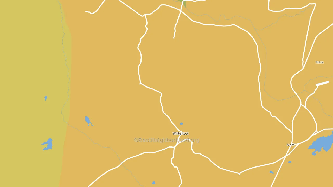 White Rock, NM block-group voter-turnout map
