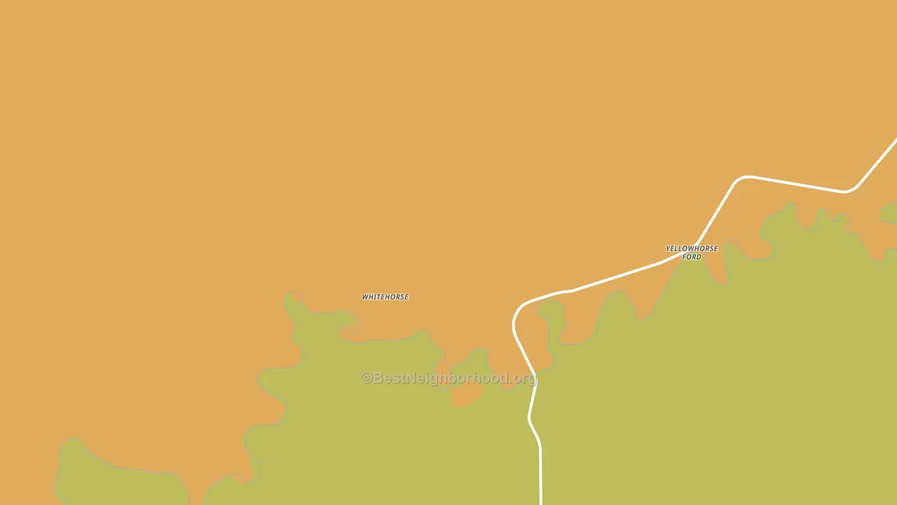 Whitehorse, SD block-group voter-turnout map
