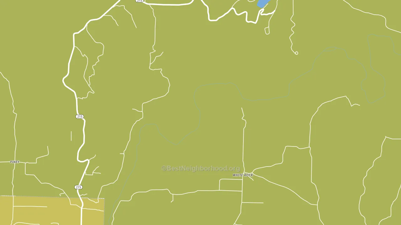 Whiterock, AR block-group voter-turnout map