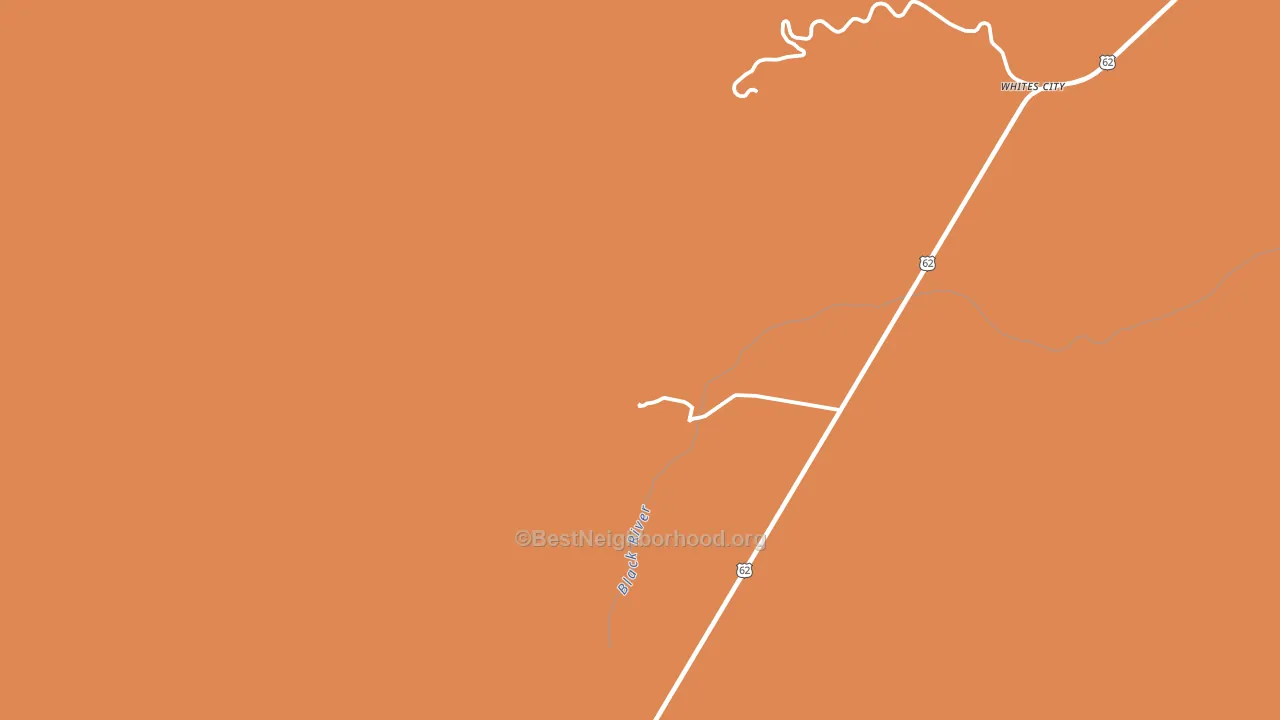 Whites City, NM block-group voter-turnout map
