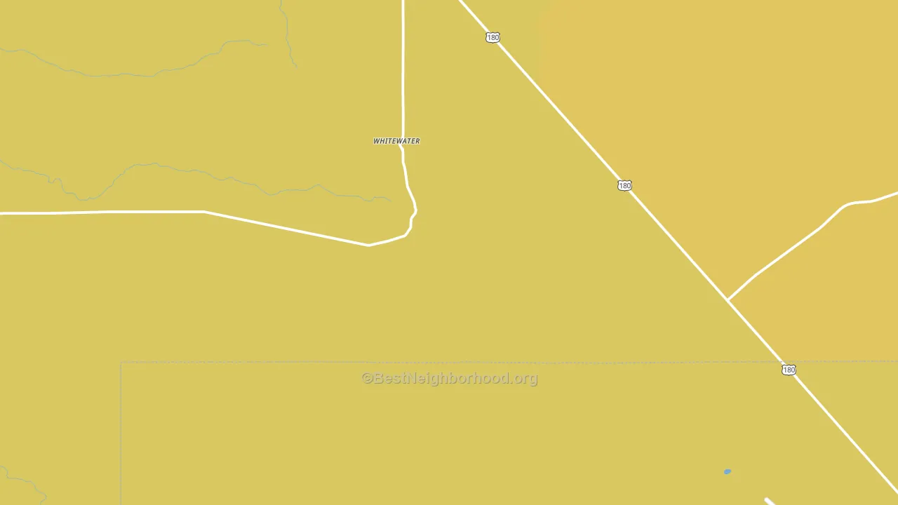 Whitewater, NM block-group voter-turnout map