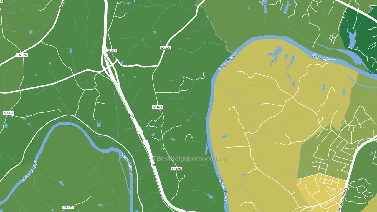 Whitfield, VA block-group voter-turnout map