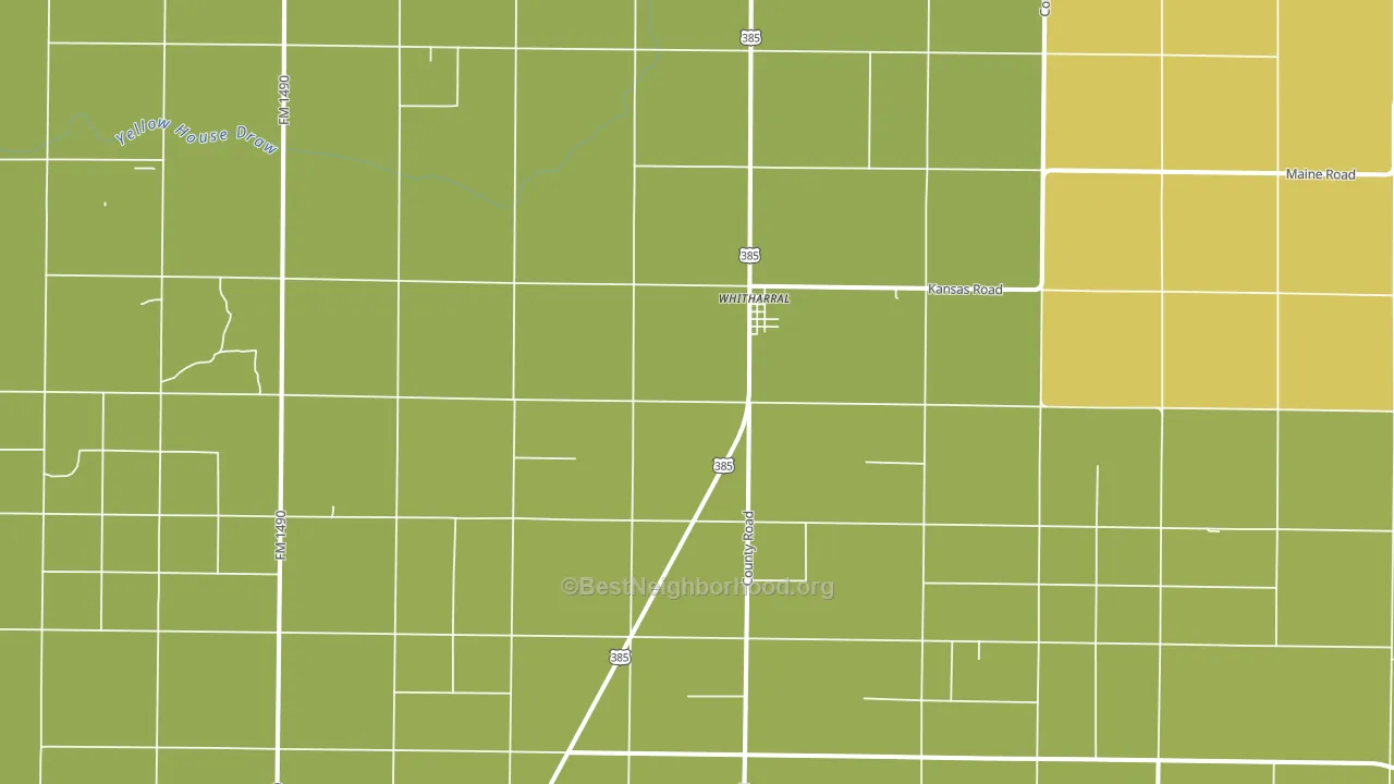 Whitharral, TX block-group voter-turnout map