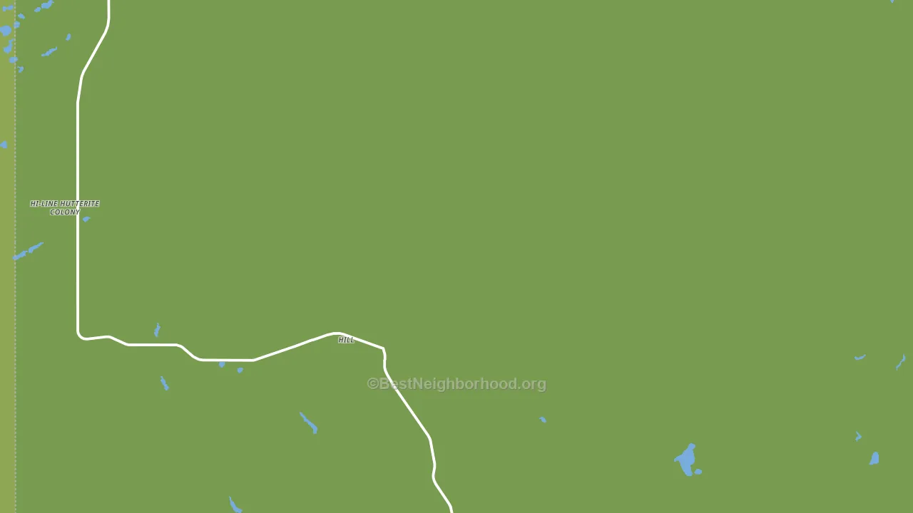Whitlash, MT block-group voter-turnout map