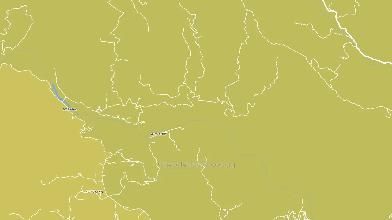 Whitlow, CA block-group voter-turnout map