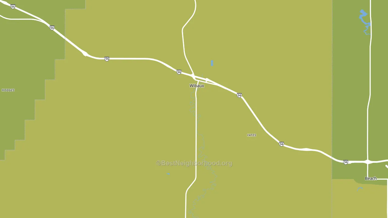 Wibaux County, MT block-group voter-turnout map
