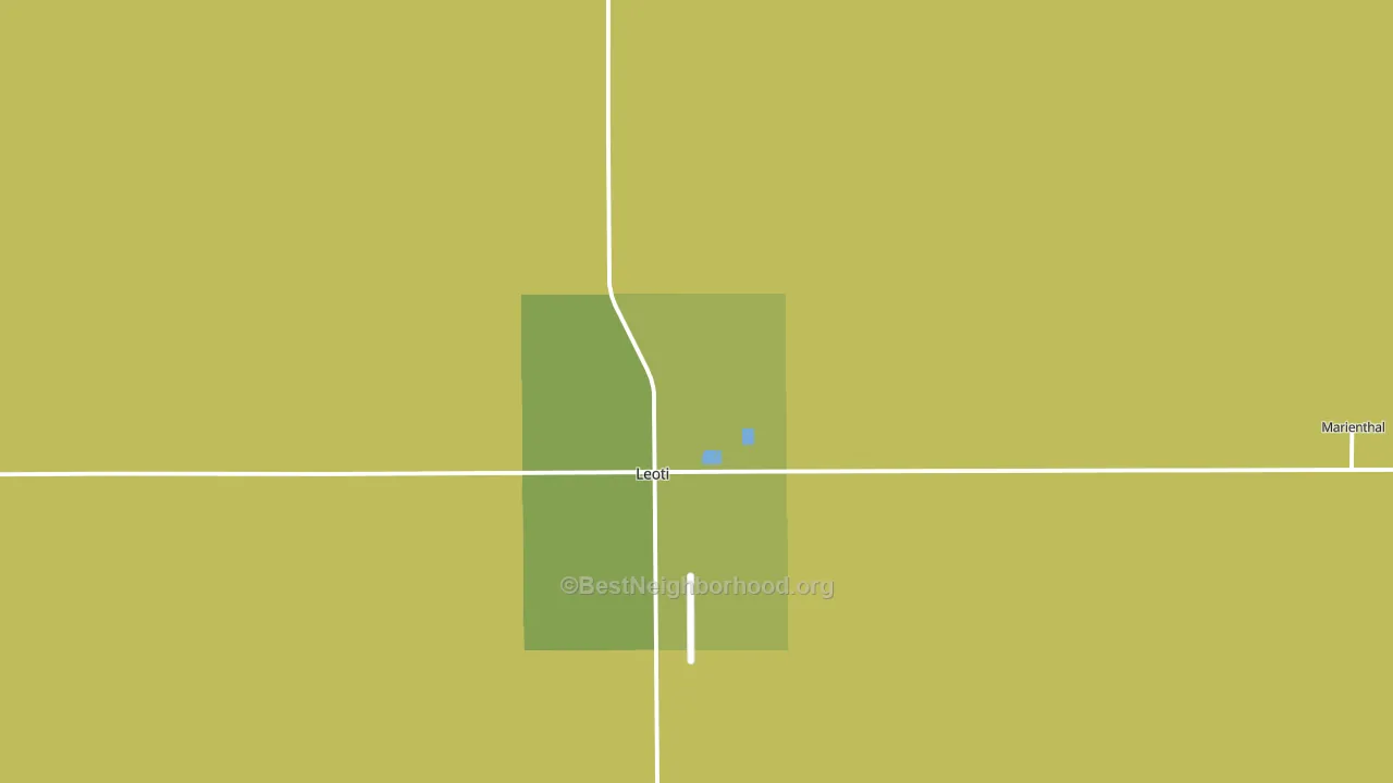Wichita County, KS block-group voter-turnout map