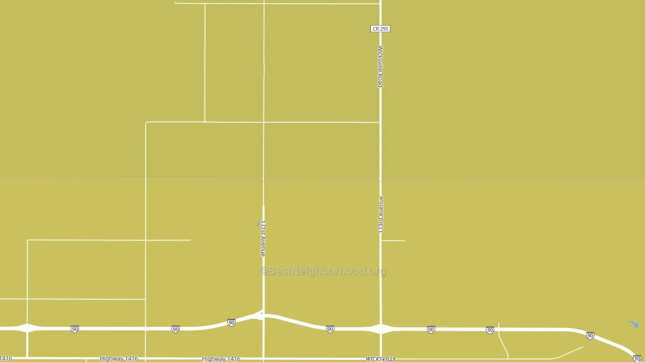 Wicksville, SD block-group voter-turnout map