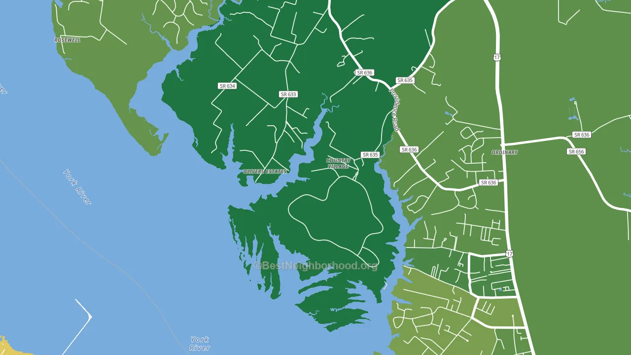 Wicomico, VA block-group voter-turnout map