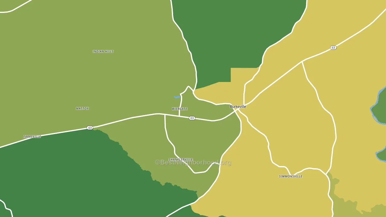 Wiergate, TX block-group voter-turnout map