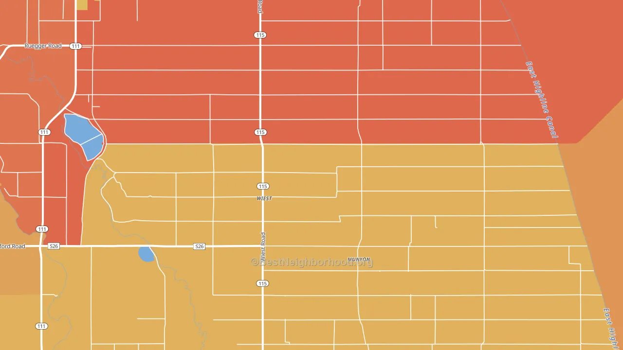 Wiest, CA block-group voter-turnout map