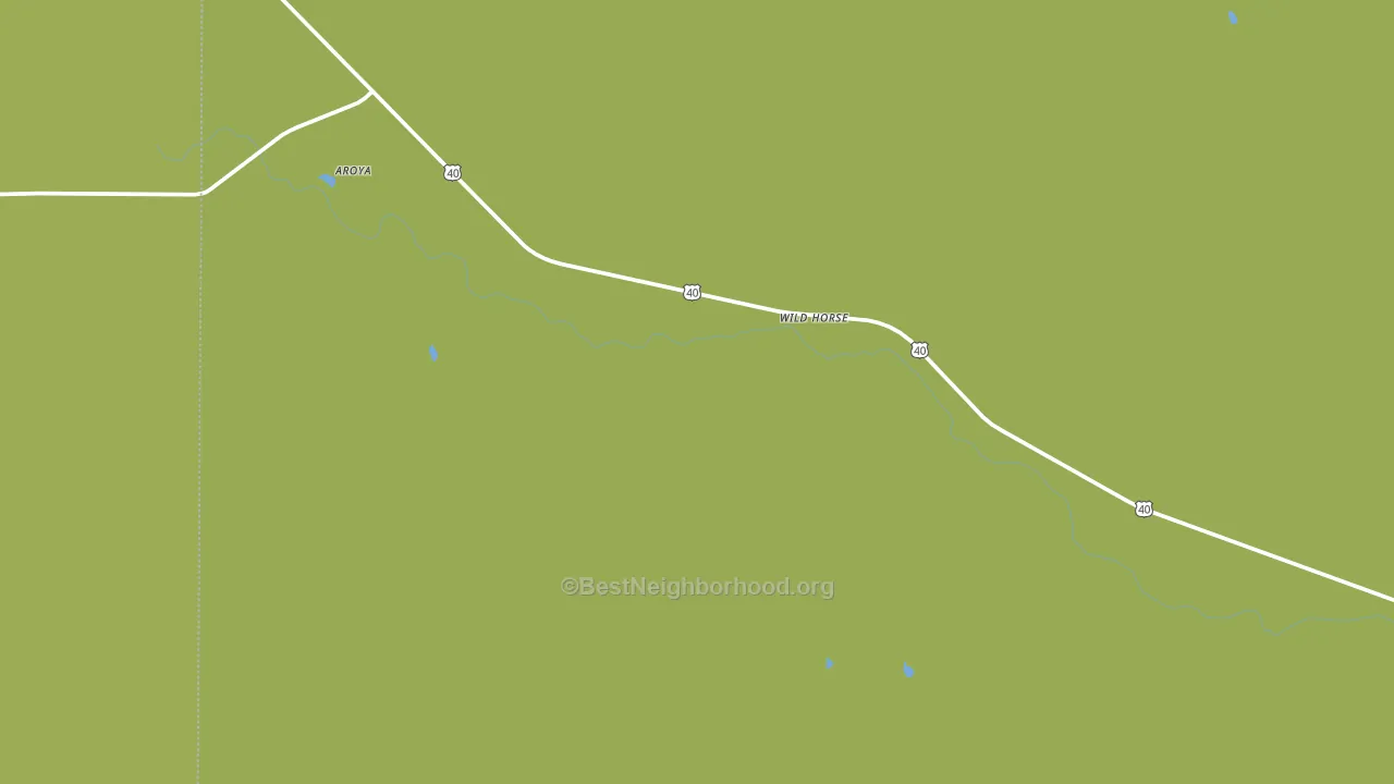 Wild Horse, CO block-group voter-turnout map