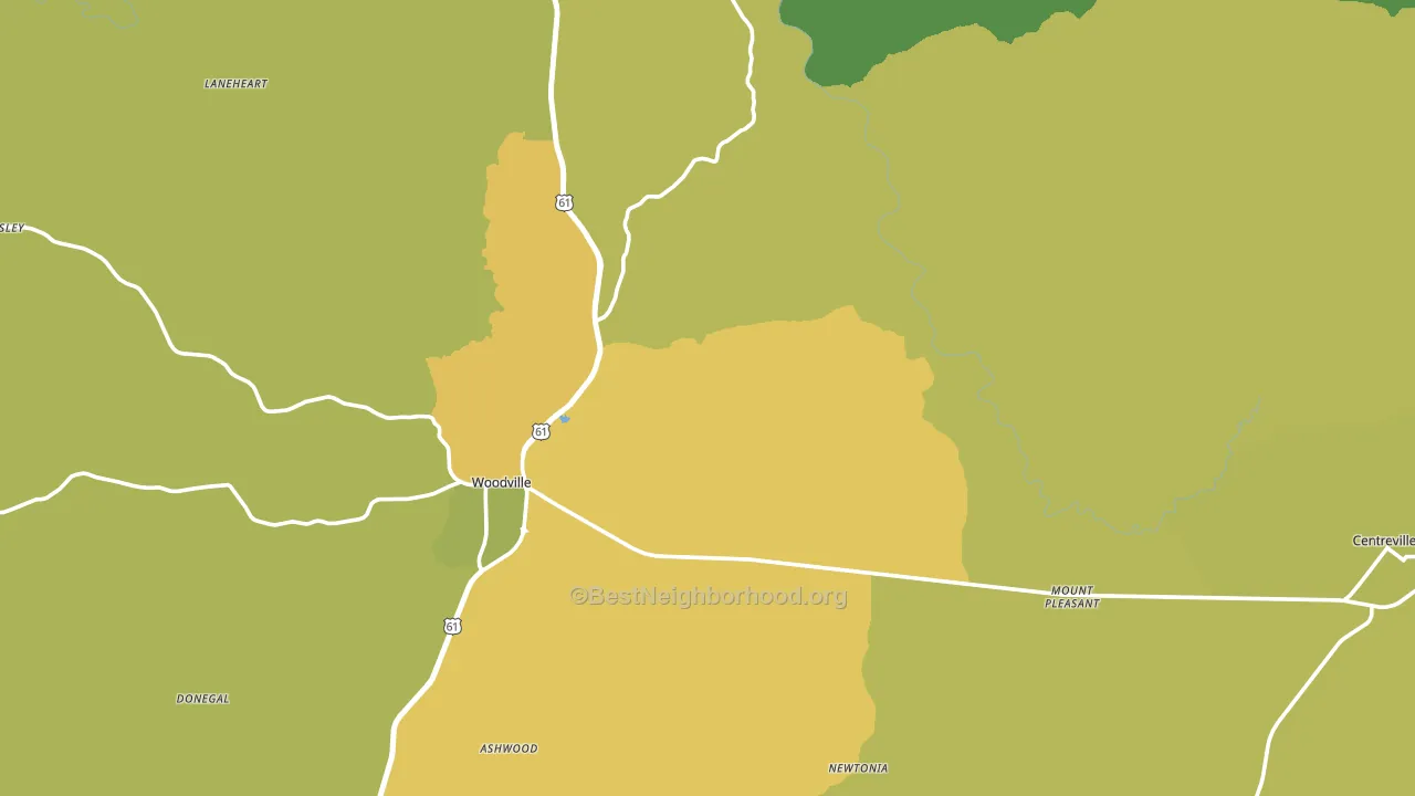 Wilkinson County, MS block-group voter-turnout map