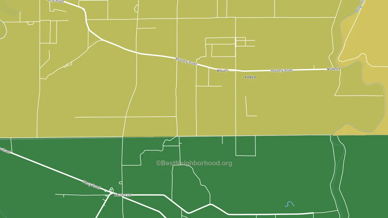 Willet, MS block-group voter-turnout map