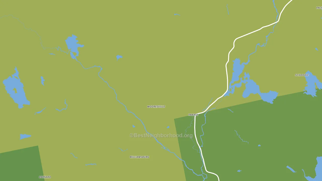 Williamsburg, ME block-group voter-turnout map