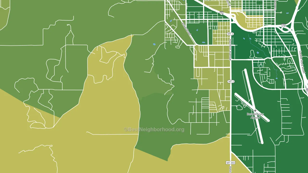 Williamsburg, MT block-group voter-turnout map